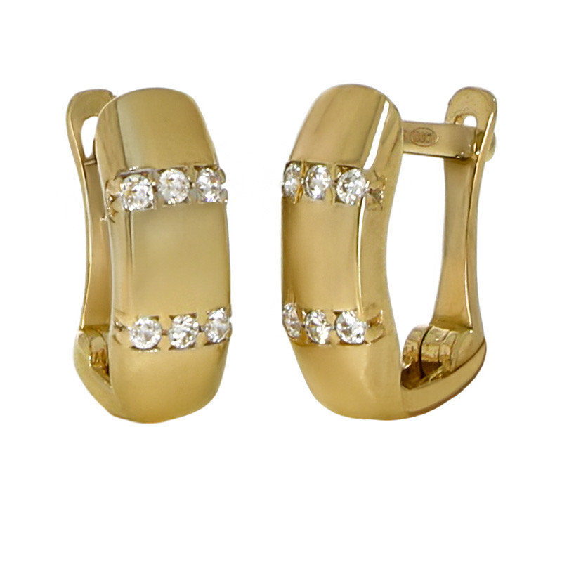 Cercei, Aur Galben, 14 k, 1.19 gr, Cod Produs: 753169 - Tezaurshop.ro