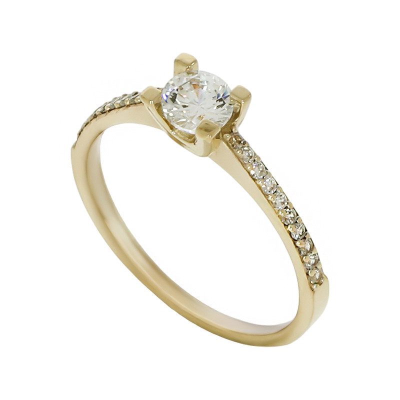 Inel De Logodna, Aur Galben, 14 k, 1.5 gr, Cod Produs: 753519 - Tezaurshop.ro