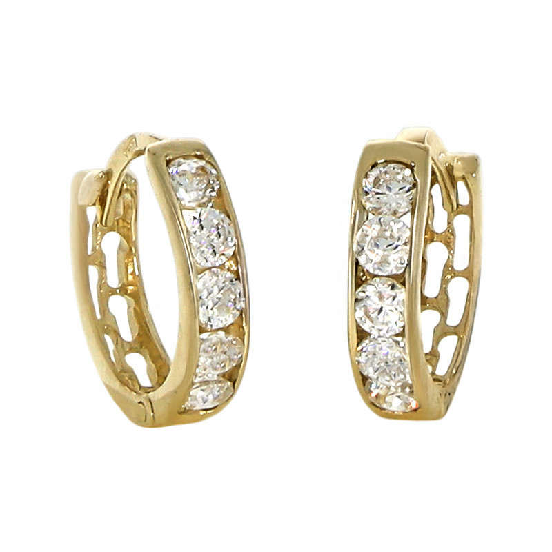 Cercei, Aur Galben, 14 k, 1.26 gr, Cod Produs: 753644 - Tezaurshop.ro