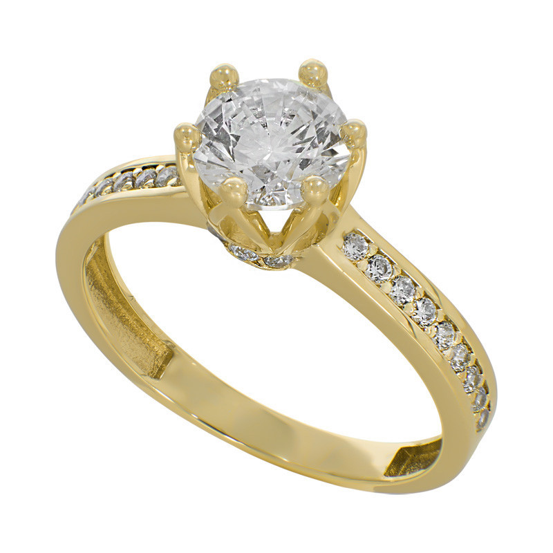 Inel De Logodna, Aur Galben, 14 k, 2.75 gr, Cod Produs: 754304 - Tezaurshop.ro