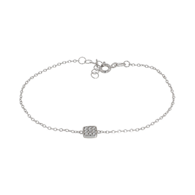 Bratara, Aur Alb, 14 k, 1.23 gr, Cod Produs: 754435 - Tezaurshop.ro