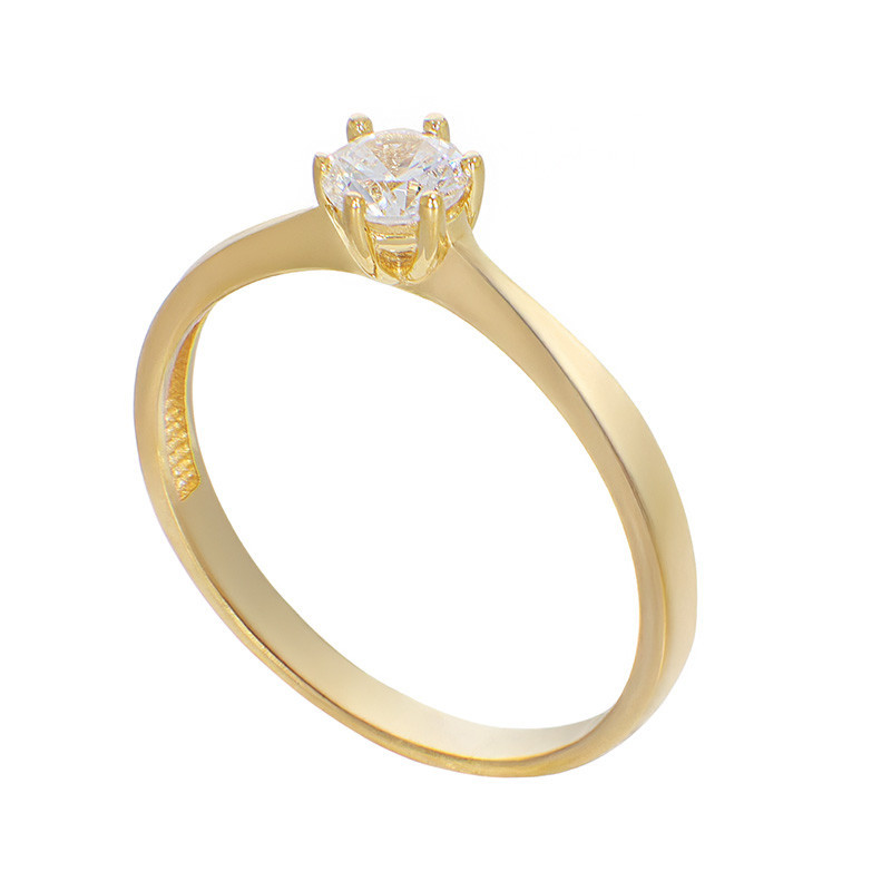 Inel De Logodna, Aur Galben, 14 k, 1.54 gr, Cod Produs: 755508 - Tezaurshop.ro