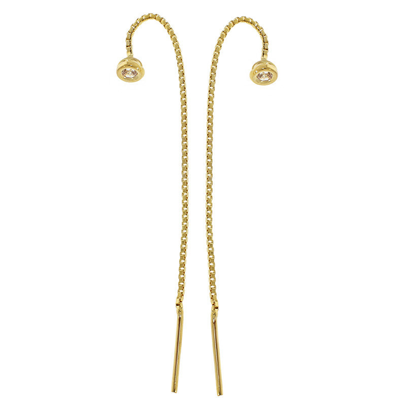 Cercei, Aur Galben, 14 k, 0.84 gr, Cod Produs: 756060 - Tezaurshop.ro