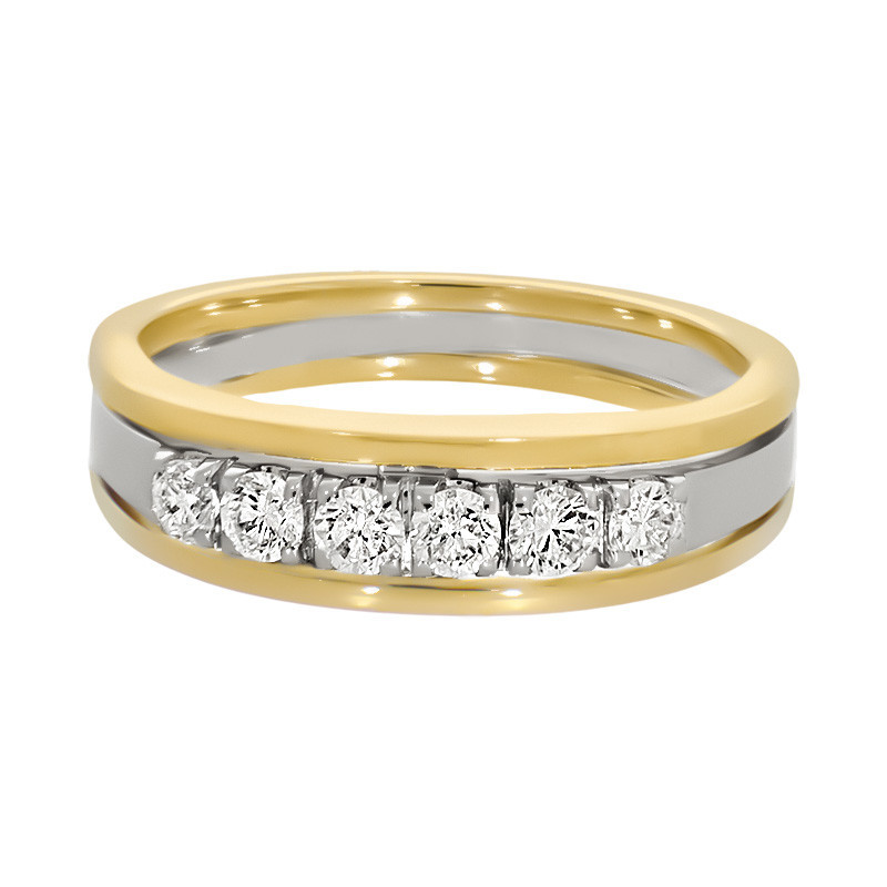 Inel, Aur Galben, 18 k, 5.12 gr, cu Diamante, Cod Produs: 756910
