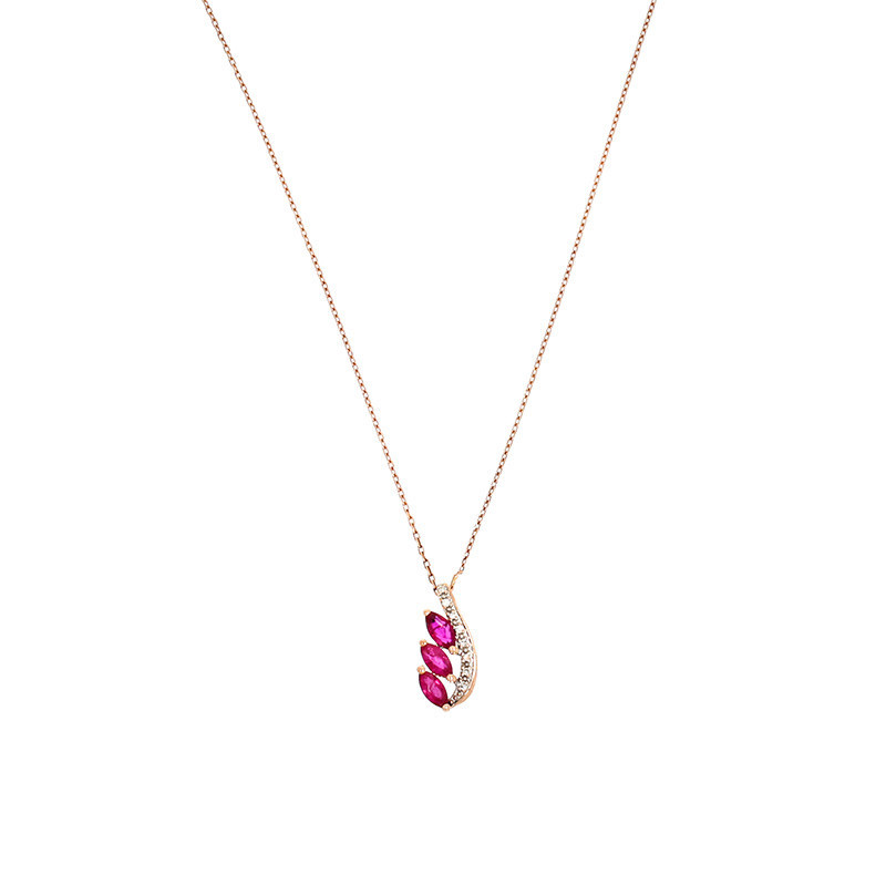 Colier, Aur Roz, 14 k, 1.39 gr, Cod Produs: 757172 - Tezaurshop.ro