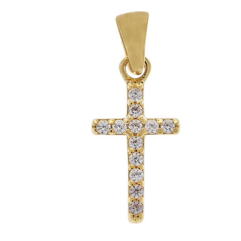 Pandantiv Cruce, Aur Galben, 14 k, 0.74 gr, Cod Produs: 758821 - Tezaurshop.ro