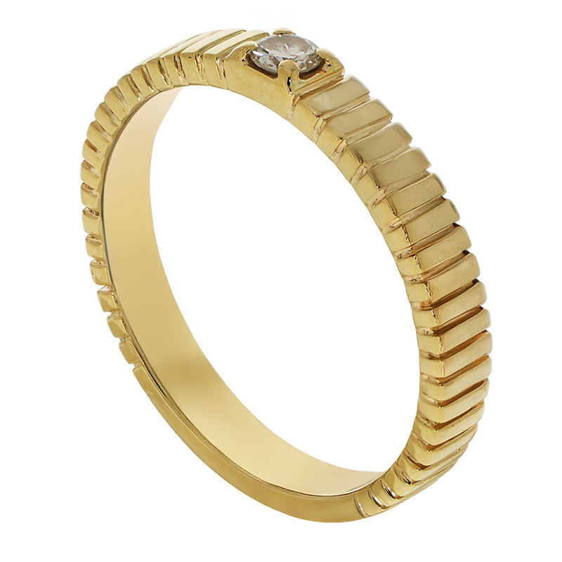 Inel De Logodna, Aur Galben, 14 k, 3.34 gr, cu Diamante, Cod Produs: 759473 - Tezaurshop.ro