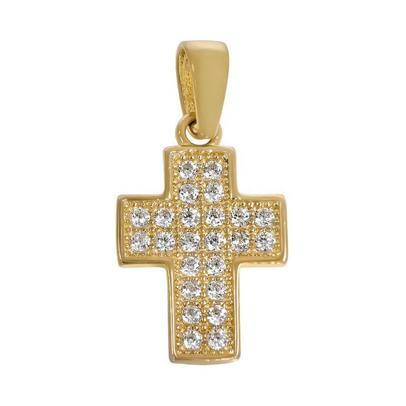 Pandantiv Cruce, Aur Galben, 14 k, 0.87 gr, Cod Produs: 760231 - Tezaurshop.ro