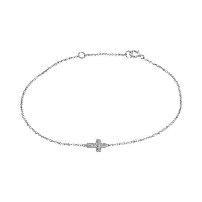 Bratara, Aur Alb, 14 k, 0.81 gr, Cod Produs: 761285 - Tezaurshop.ro