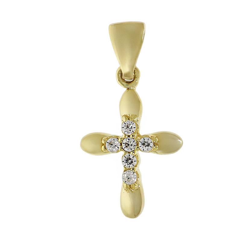 Pandantiv Cruce, Aur Galben, 14 k, 0.82 gr, Cod Produs: 762248 - Tezaurshop.ro