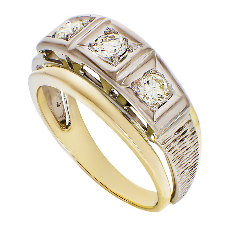 Inel, Aur Mixt, 14 k, 5.75 gr, cu Diamante, Cod Produs: 764234 - Tezaurshop.ro