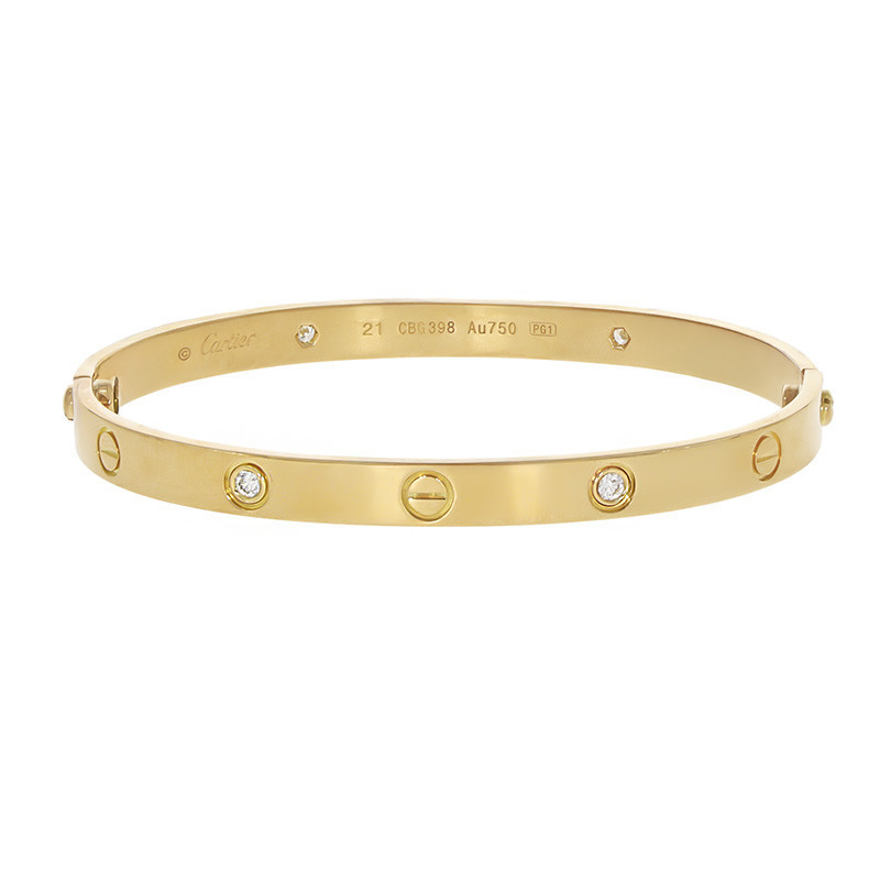 Bratara, Aur Galben, 18 k, 32.17 gr, cu Diamante, Cod Produs: 764635 - Tezaurshop.ro