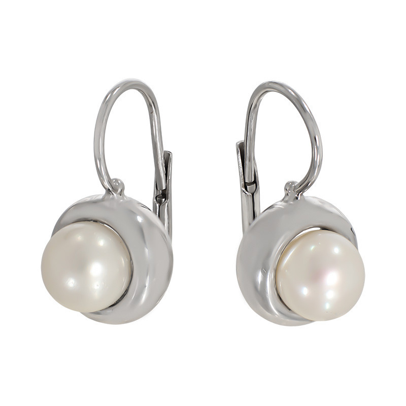 Cercei, Aur Alb, 18 k, 6.69 gr, Cod Produs: 764704 - Tezaurshop.ro