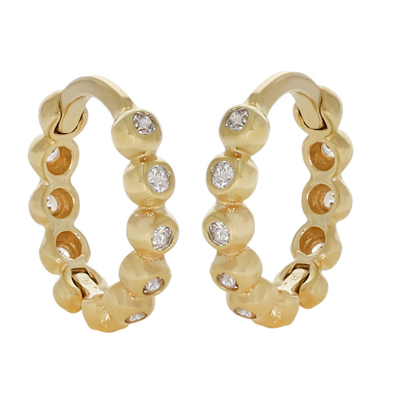 Cercei, Aur Galben, 14 k, 0.95 gr, Cod Produs: 764837 - Tezaurshop.ro