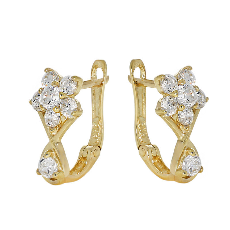 Cercei, Aur Galben, 14 k, 1.66 gr, Cod Produs: 765014 - Tezaurshop.ro