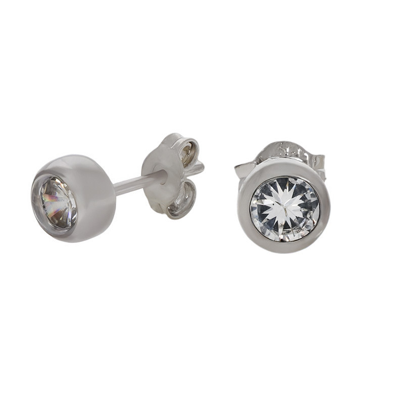 Cercei, Aur Alb, 14 k, 0.9 gr, Cod Produs: 768154 - Tezaurshop.ro