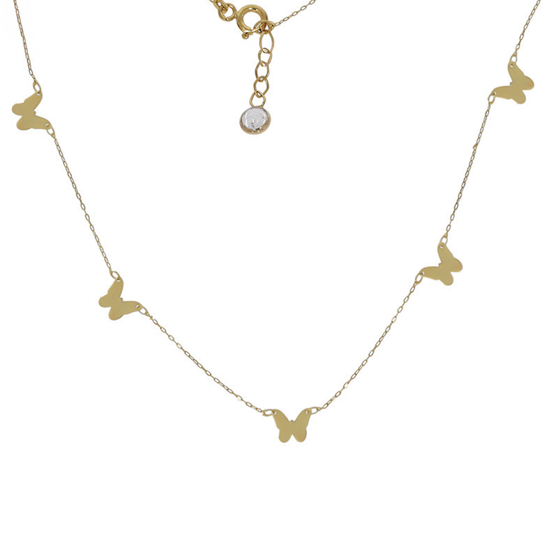 Colier, Aur Alb, 14 k, 1.06 gr, Cod Produs: 768347 - Tezaurshop.ro