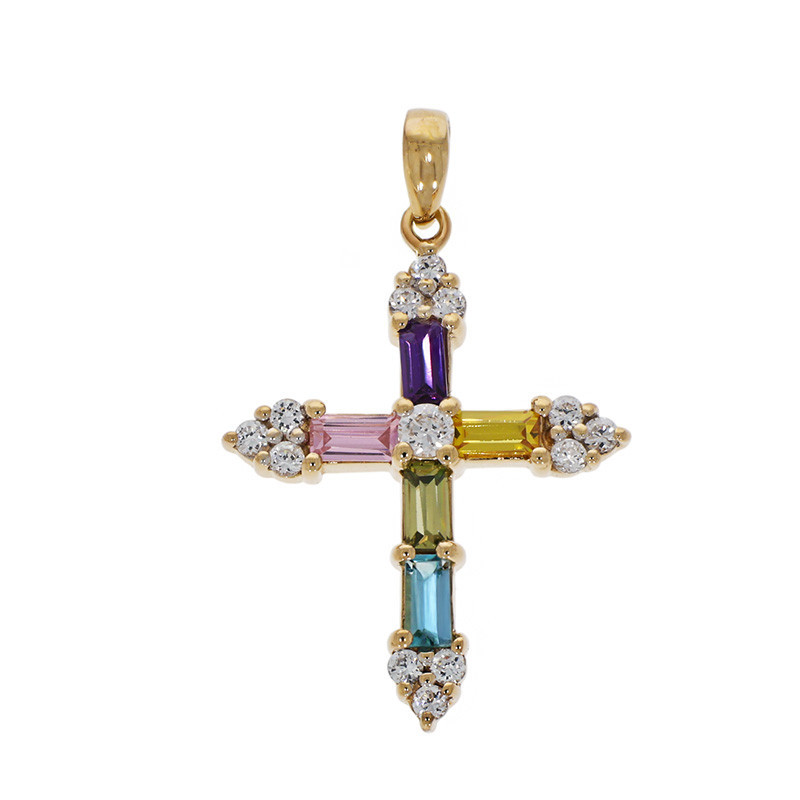 Pandantiv Cruce, Aur Galben, 14 k, 2.1 gr, Cod Produs: 768387 - Tezaurshop.ro