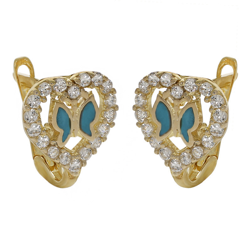 Cercei, Aur Galben, 14 k, 1.53 gr, Cod Produs: 768625 - Tezaurshop.ro