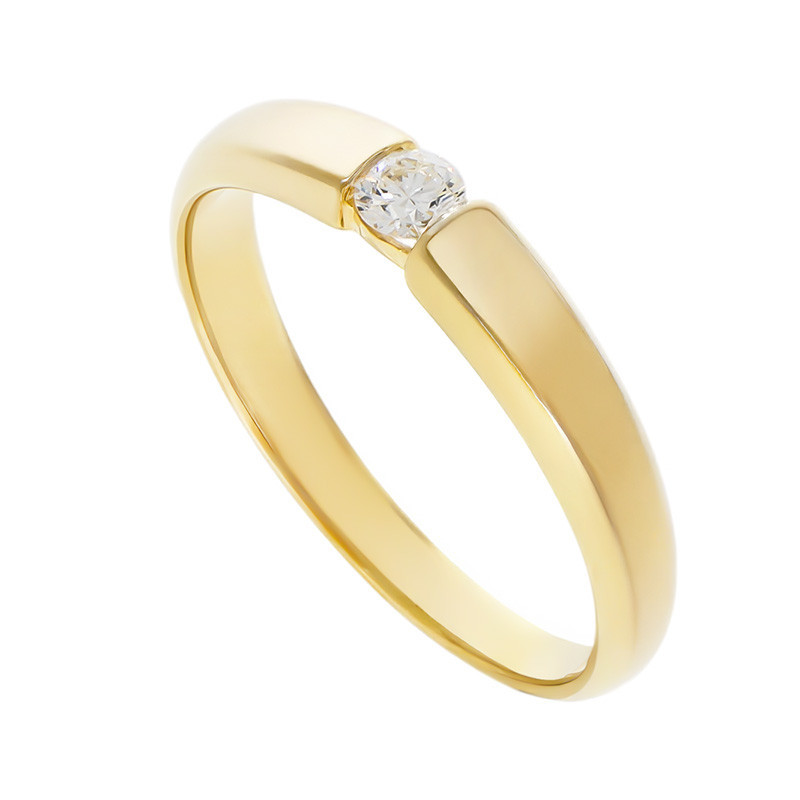 Inel de logodna Inel De Logodna, Aur Galben, 18 k, 2.63 gr, cu Diamante, Cod Produs: 770096 - Tezaurshop.ro