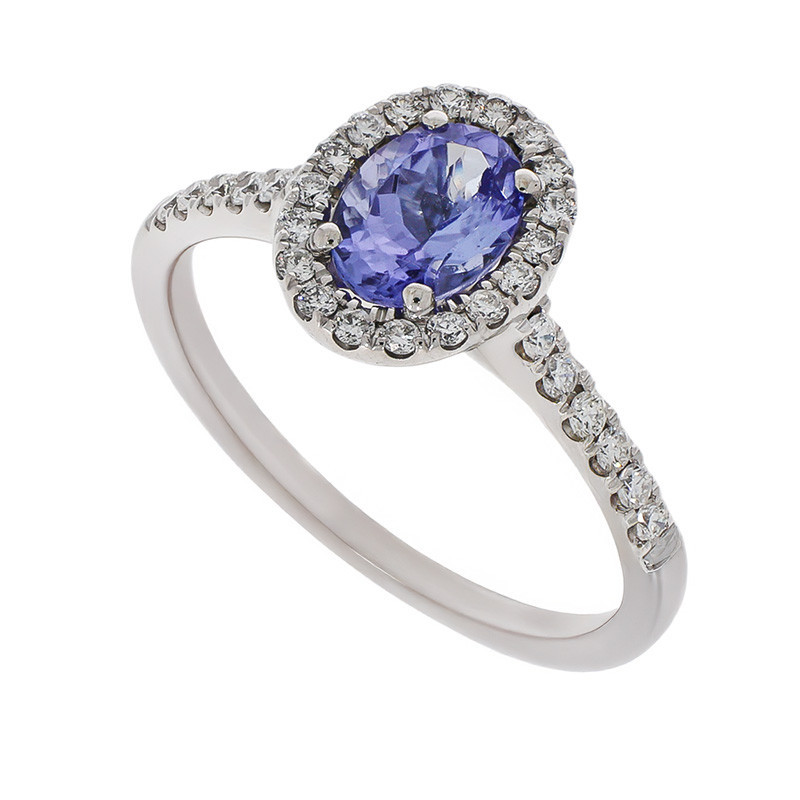 Inel De Logodna, Aur Alb, 18 k, 3.16 gr, cu Diamante, Cod Produs: 770353 - Tezaurshop.ro