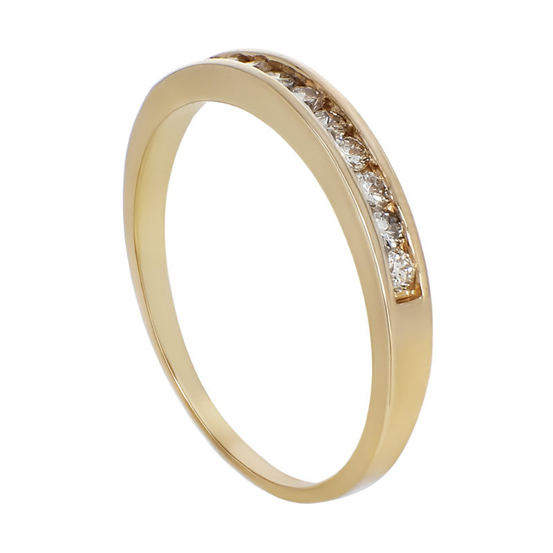 Inel, Aur Galben, 14 k, 2.17 gr, cu Diamante, Cod Produs: 771862 - Tezaurshop.ro