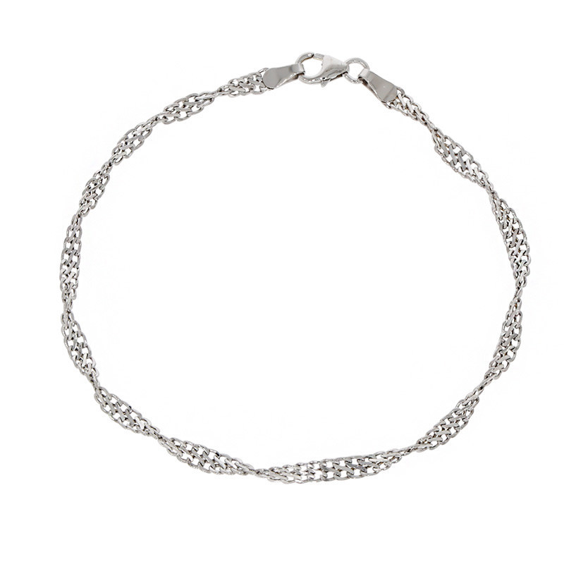 Bratara, Aur Alb, 14 k, 1.92 gr, Cod Produs: 772041 - Tezaurshop.ro