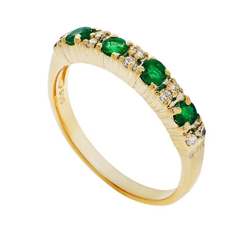 Inel, Aur Galben, 14 k, 2.34 gr, cu Diamante, Cod Produs: 773152 - Tezaurshop.ro