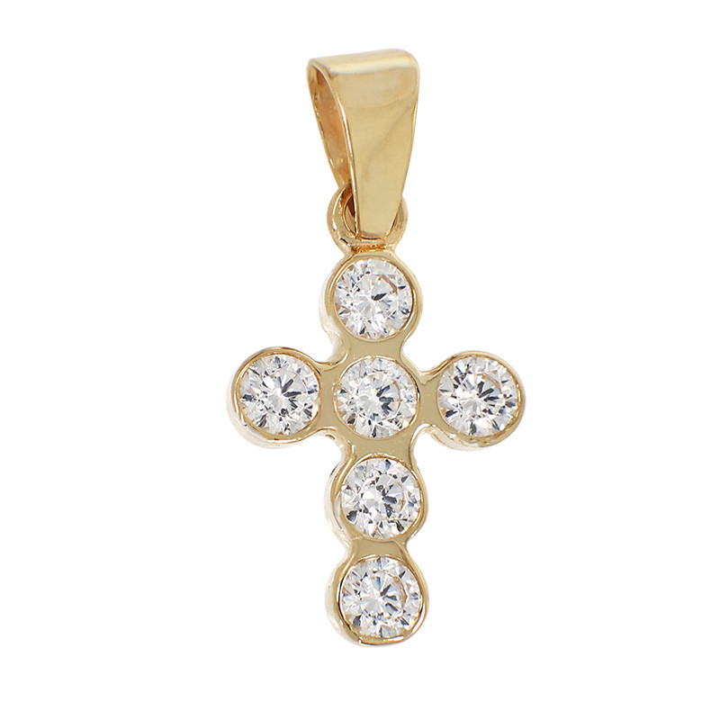 Pandantiv Cruce, Aur Galben, 14 k, 1.26 gr, Cod Produs: 773486 - Tezaurshop.ro