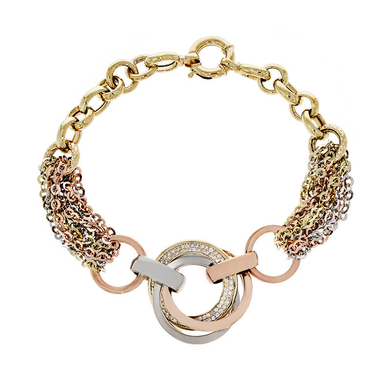 Bratara, Aur Mixt, 14 k, 15.92 gr, Cod Produs: 773631 - Tezaurshop.ro