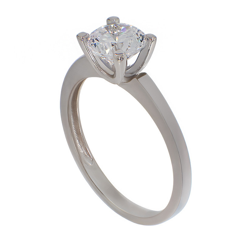 Inel de logodna Inel De Logodna, Aur Alb, 18 k, 3.08 gr, Cod Produs: 773773 - Tezaurshop.ro