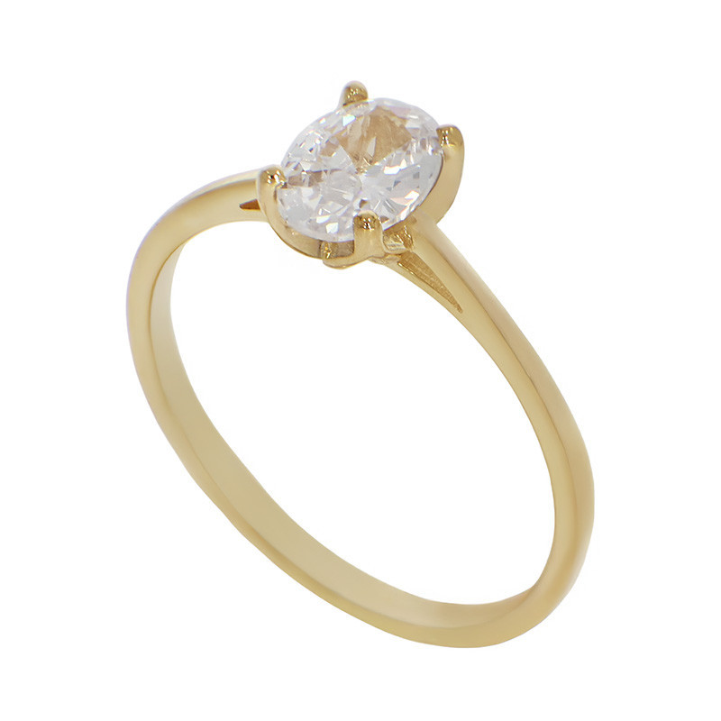 Inel De Logodna, Aur Galben, 14 k, 1.65 gr, Cod Produs: 774376 - Tezaurshop.ro