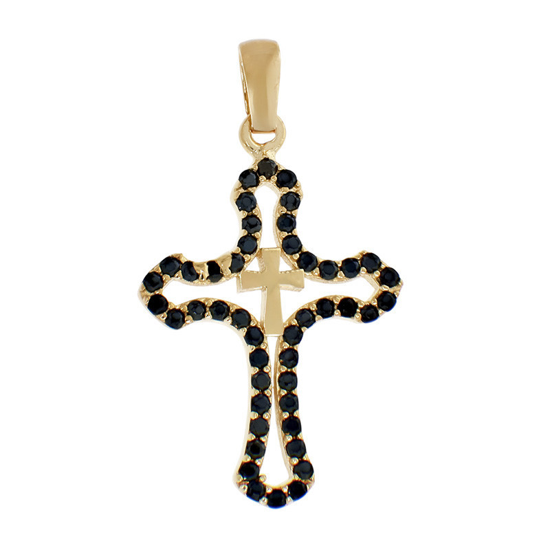 Pandantiv Cruce, Aur Galben, 14 k, 2 gr, Cod Produs: 774420 - Tezaurshop.ro