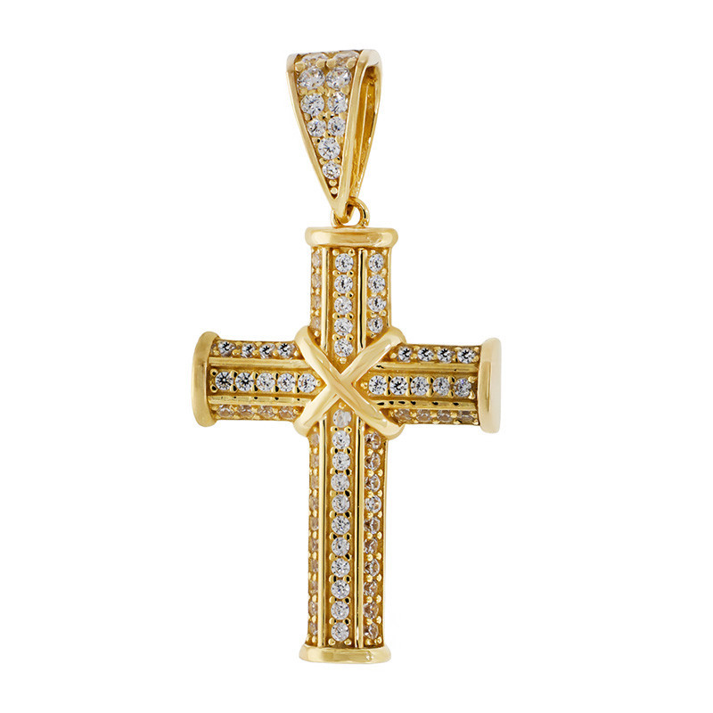 Pandantiv Cruce, Aur Galben, 14 k, 4.41 gr, Cod Produs: 774693 - Tezaurshop.ro