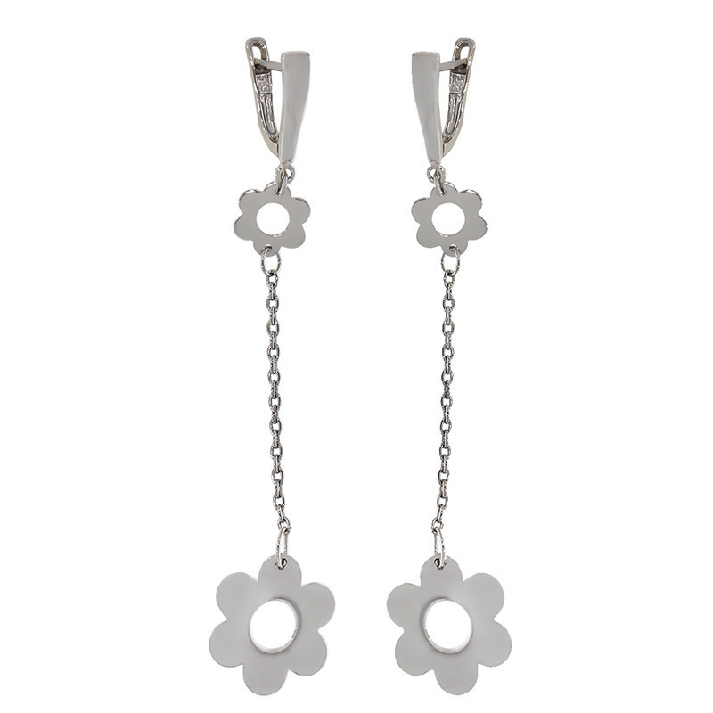 Cercei, Aur Alb, 14 k, 5.91 gr, Cod Produs: 775346 - Tezaurshop.ro