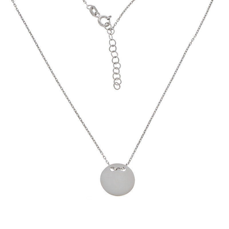 Colier, Aur Alb, 14 k, 1.88 gr, Cod Produs: 775507 - Tezaurshop.ro