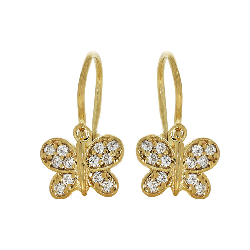 Cercei, Aur Galben, 14 k, 1.32 gr, Cod Produs: 776003 - Tezaurshop.ro