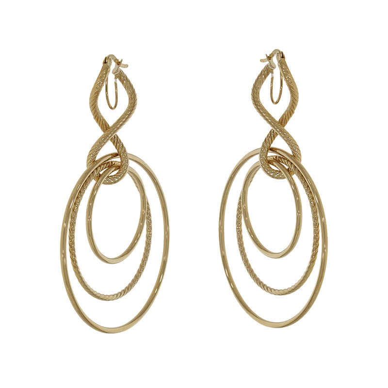 Cercei, Aur Galben, 14 k, 6.35 gr, Cod Produs: 776114 - Tezaurshop.ro