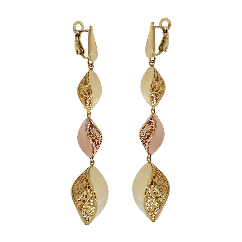 Cercei, Aur Mixt, 14 k, 7.38 gr, Cod Produs: 776381 - Tezaurshop.ro