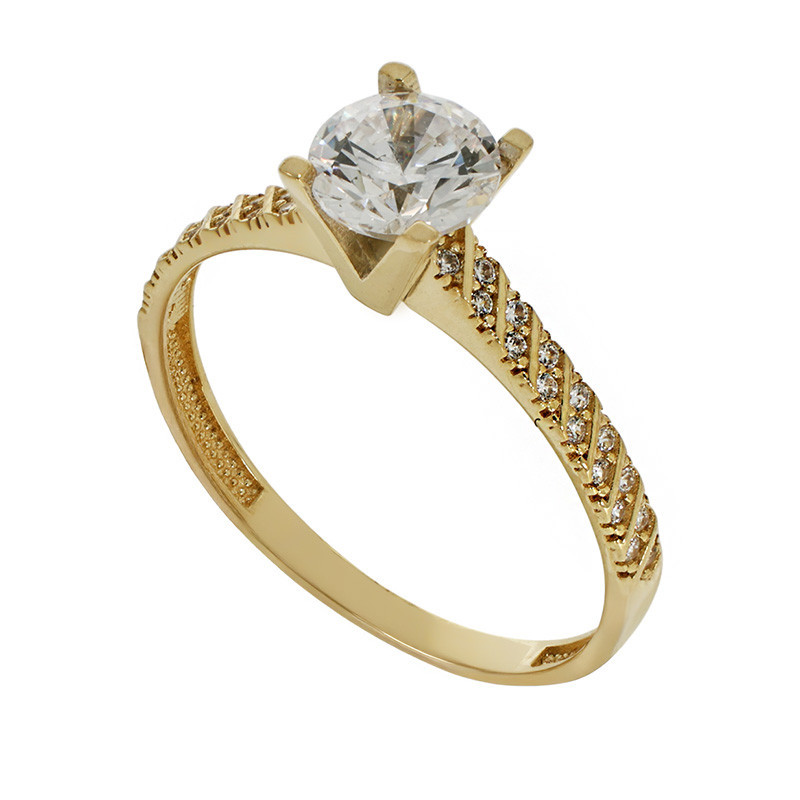 Inel De Logodna, Aur Galben, 14 k, 1.82 gr, Cod Produs: 776631 - Tezaurshop.ro