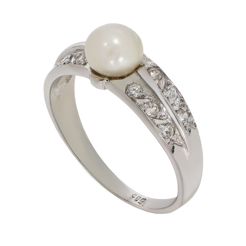 Inel, Aur Alb, 14 k, 2.94 gr, Cod Produs: 776641 - Tezaurshop.ro