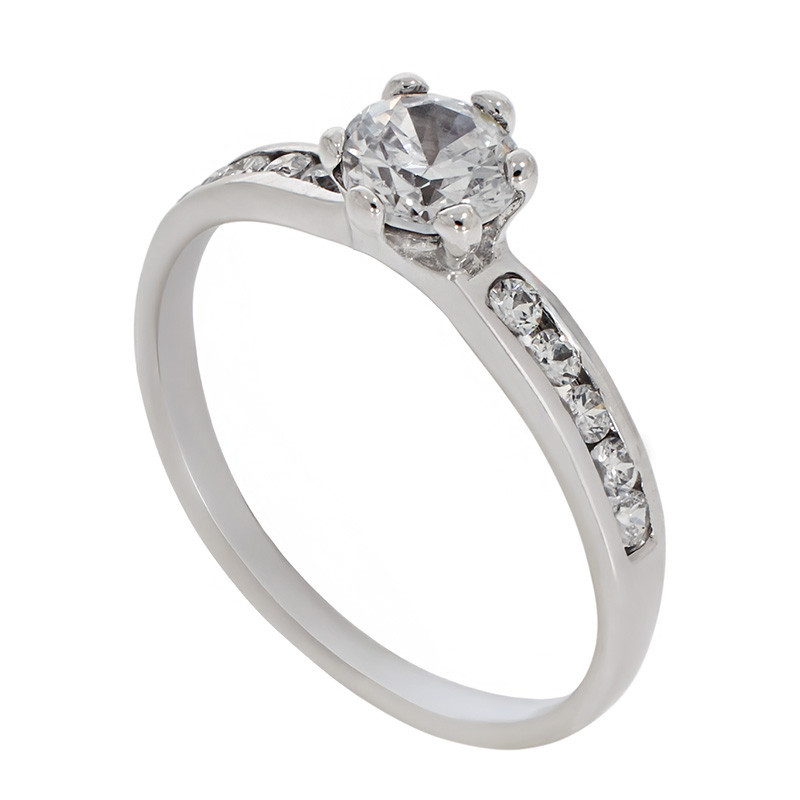 Inel, Aur Alb, 14 k, 1.94 gr, Cod Produs: 776678 - Tezaurshop.ro