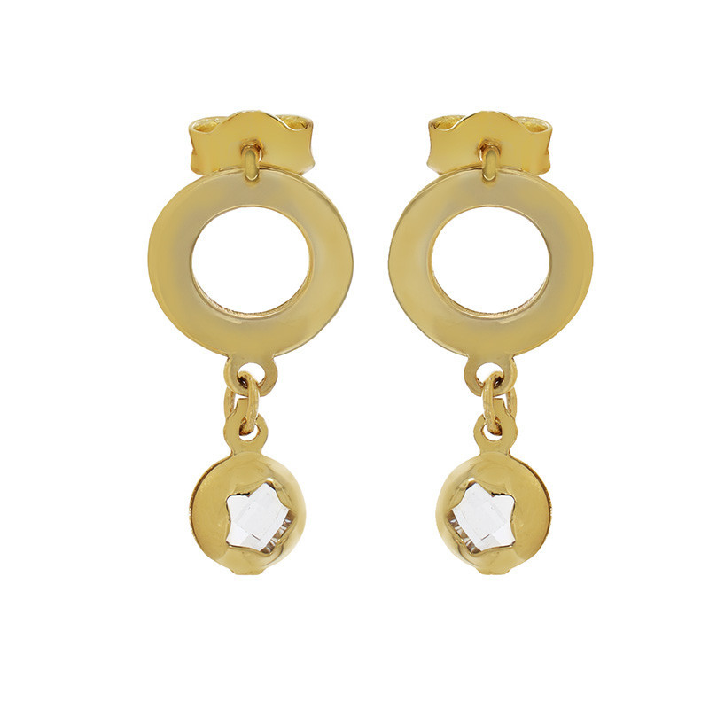 Cercei, Aur Galben, 14 k, 2.5 gr, Cod Produs: 776693 - Tezaurshop.ro