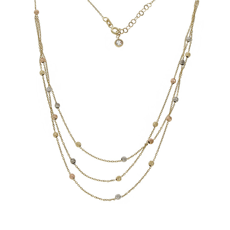 Colier, Aur Mixt, 14 k, 4.5 gr, Cod Produs: 777180 - Tezaurshop.ro