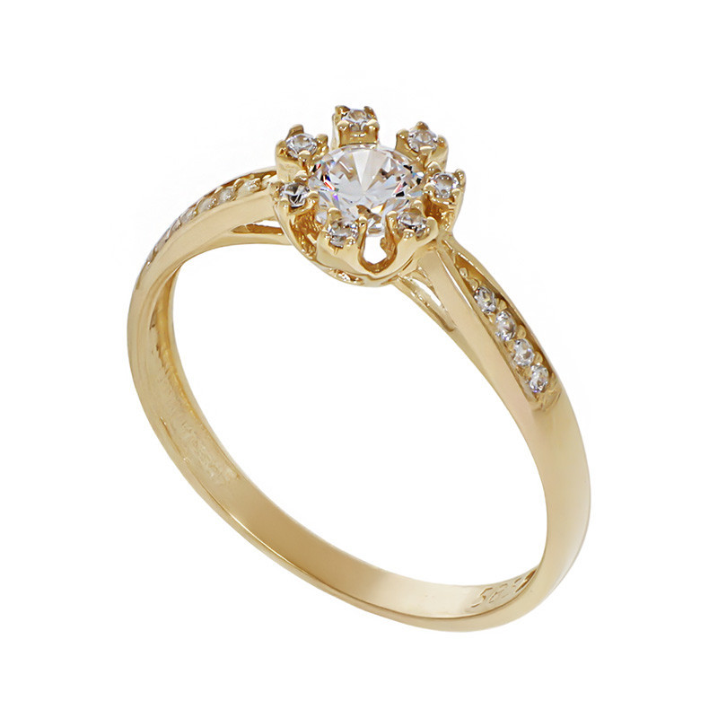 Inel De Logodna, Aur Galben, 14 k, 1.7 gr, Cod Produs: 779009 - Tezaurshop.ro