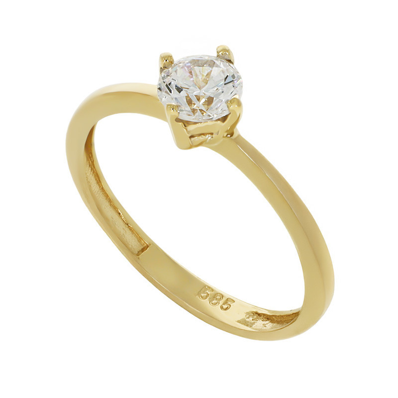 Inel De Logodna, Aur Galben, 14 k, 1.57 gr, Cod Produs: 779781 - Tezaurshop.ro