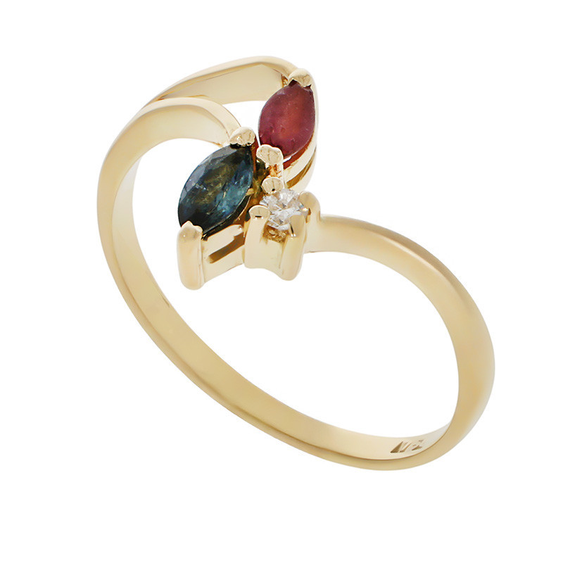 Inel, Aur Galben, 18 k, 2.6 gr, cu Diamante, Cod Produs: 779832 - Tezaurshop.ro