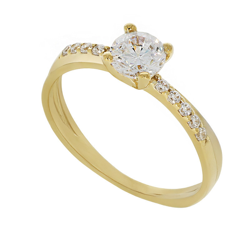 Inel De Logodna, Aur Galben, 14 k, 1.72 gr, Cod Produs: 780574 - Tezaurshop.ro