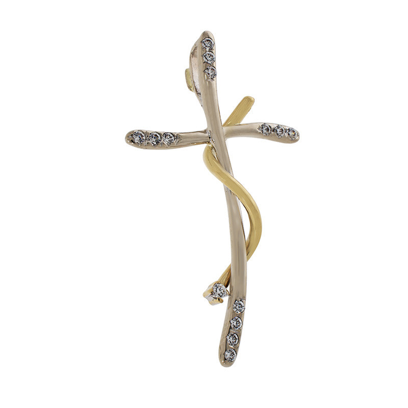 Pandantiv Cruce, Aur Mixt, 18 k, 2.03 gr, Cod Produs: 781447 - Tezaurshop.ro