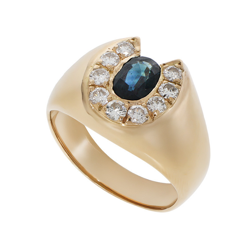 Inel, Aur Galben, 18 k, 8.32 gr, cu Diamante, Cod Produs: 781508 - Tezaurshop.ro